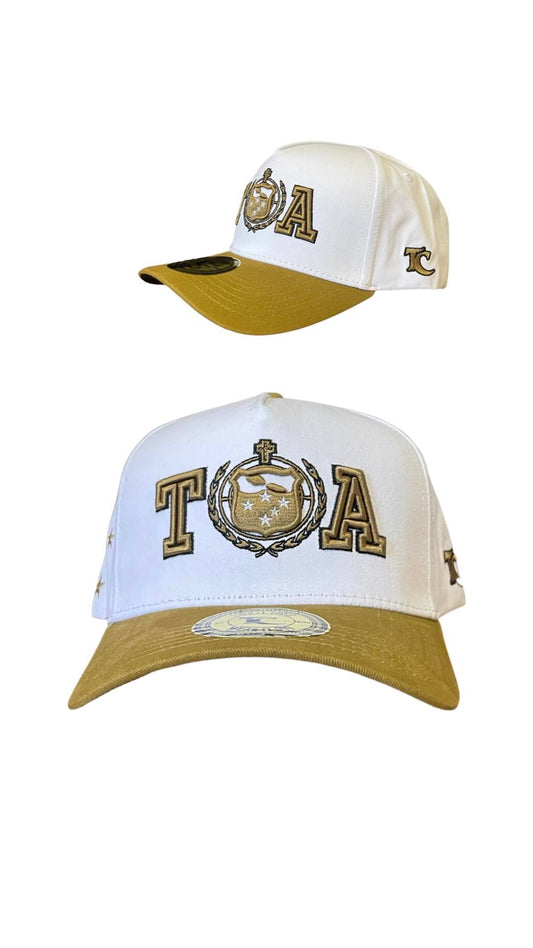 Tuff Coconut Toa Samoa Baseball Cap ( New ) Gold & White